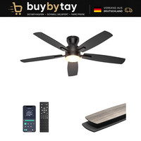 Deckenventilator 132 Cm Mit Beleuchtung Fernbedienung Dimmbar Leiser Motor