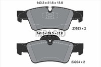 Pagid Bremsbelagsatz Scheibenbremse T1455N FüR Mercedes Klasse W251 V251 W164 GL