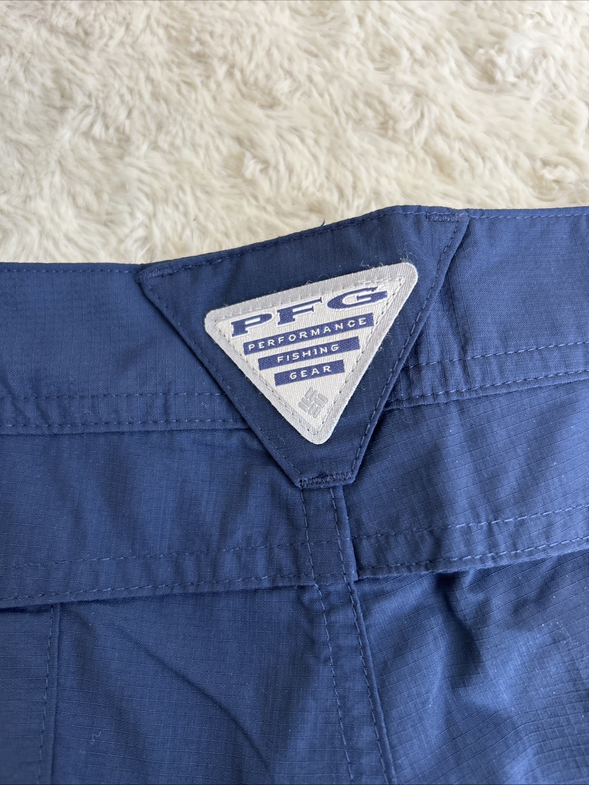 Columbia PFG Omni Shade Pants Mens 36x32 Navy Lightweight Nylon Outdoor Fishing thumbnail 7