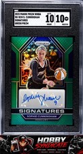 2023 Panini Prizm Wnba #SG-SCN Sophie Cunningham Sigs. Green Prizm SGC 10