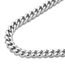 Men Curb Chain Necklace Stainless Steel Thick 7MM Link Chains for Men 14''-30...