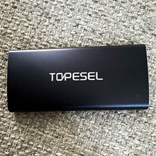 TOPESEL X5Pro 500GB Portable External Solid State Drive SSD USB-C Black