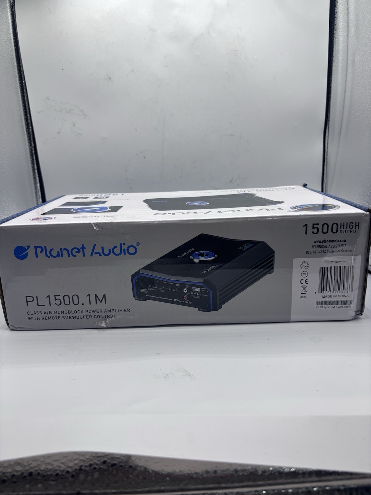 Planet Audio PL15001M Class A/B Monoblock Amplifier 1500W Max