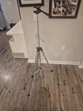Samsonite Aluminum Camera Tripod with 3-Way Pan Head and Quick-Release Plate, Ex