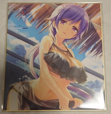 Japan Anime Summer Pockets Iori Shizuku Colored paper collection Kawaii Otaku