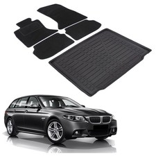 Kofferraumwanne Fu�matten Set F�r BMW 5 Series F11 2010-2016 Kombi