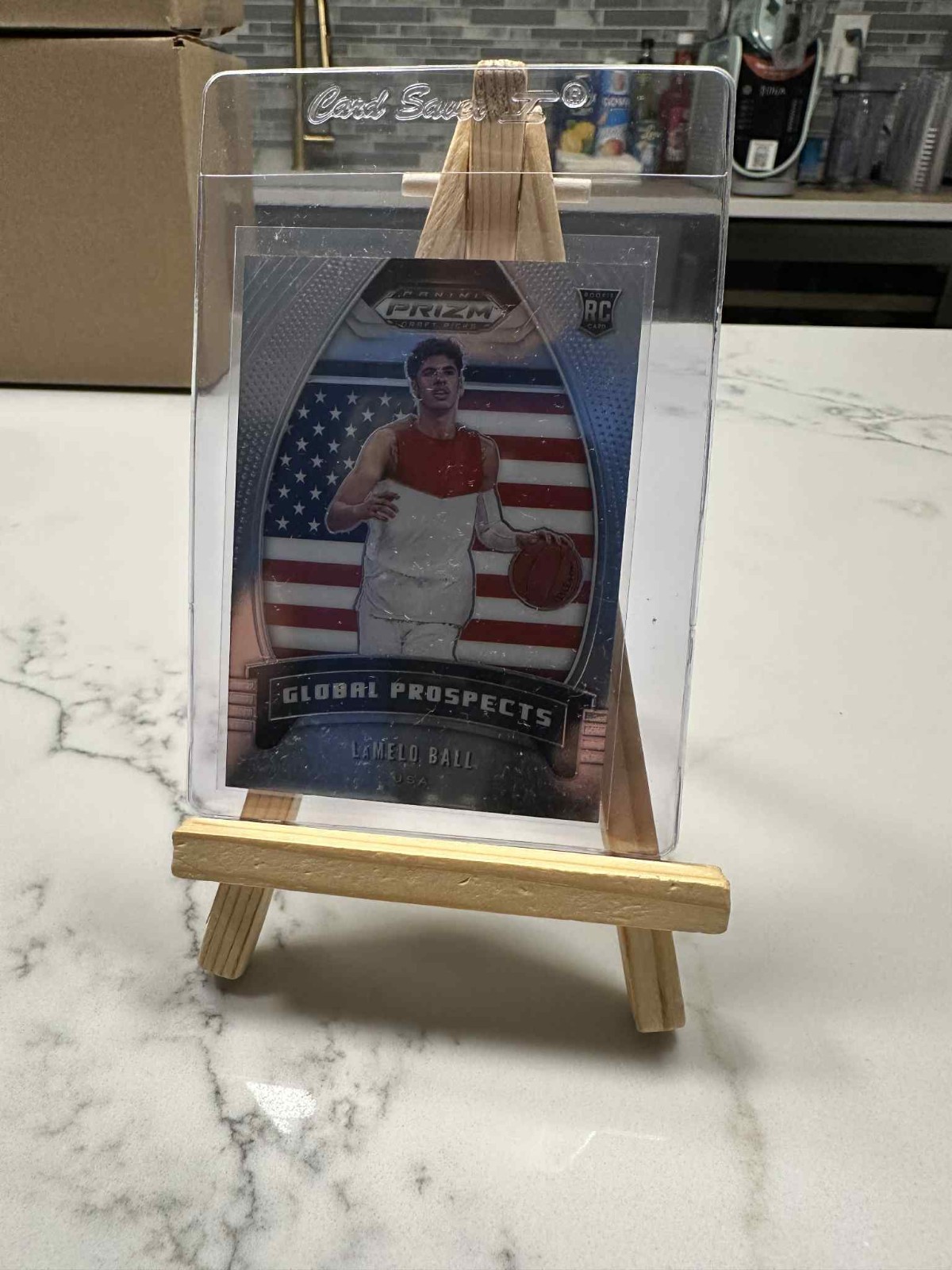 2020-21 Panini Prizm Draft Picks - Global Prospects LaMelo Ball #98 (RC)