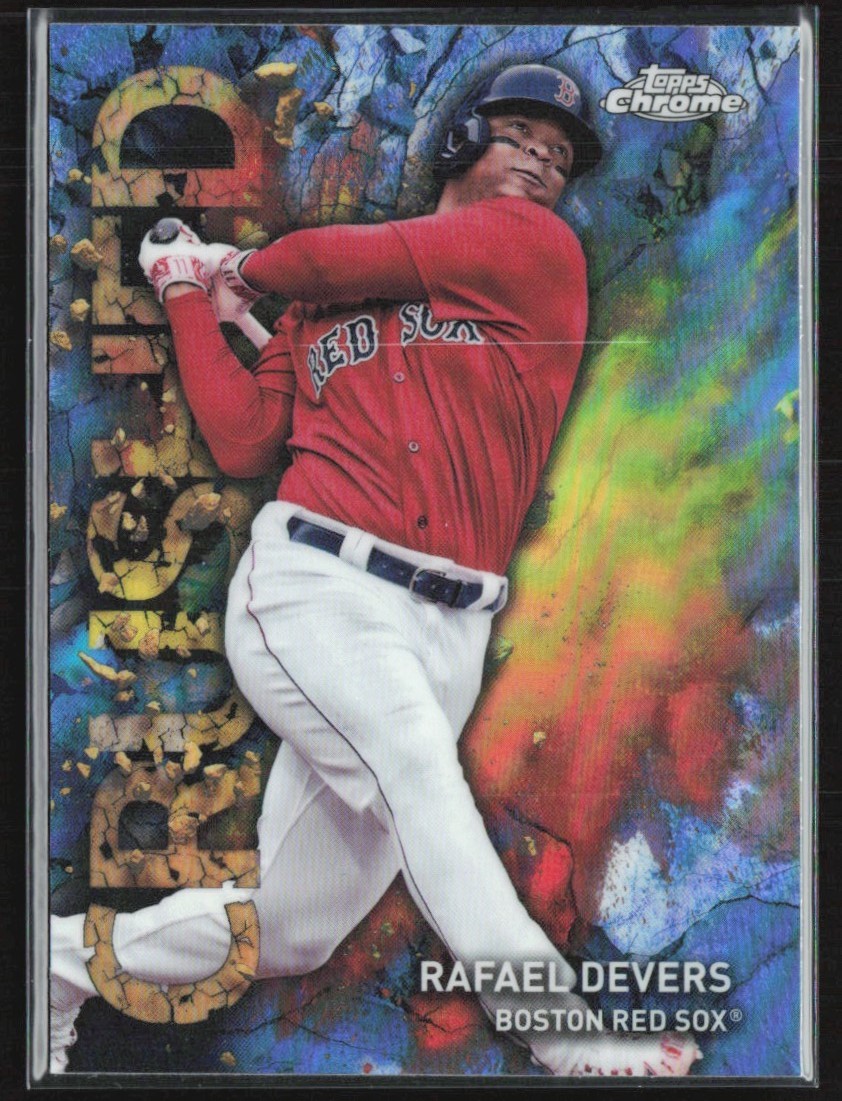 Rafael Devers 2023 Topps Chrome Update Crushed #C-11 Boston Red Sox