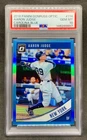 2018 Donruss Optic AARON JUDGE Carolina Blue Prizm SP 42/50 Gem Mint PSA 10