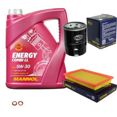 SCT Inspektionspaket 5 L MANNOL Energy Combi LL 5W-30 für Nissan Maxima/Maxima