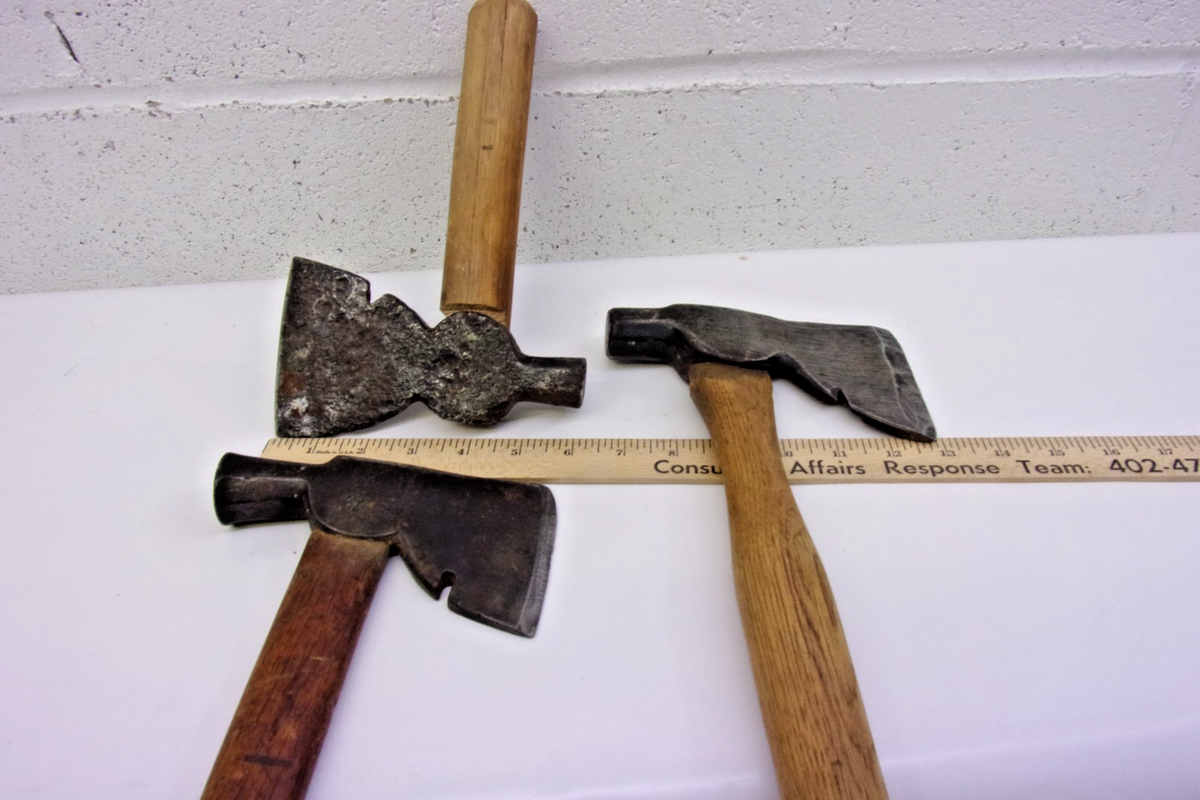 3) Antique Carpenters Hatchet Ax Early USA Made. | eBay