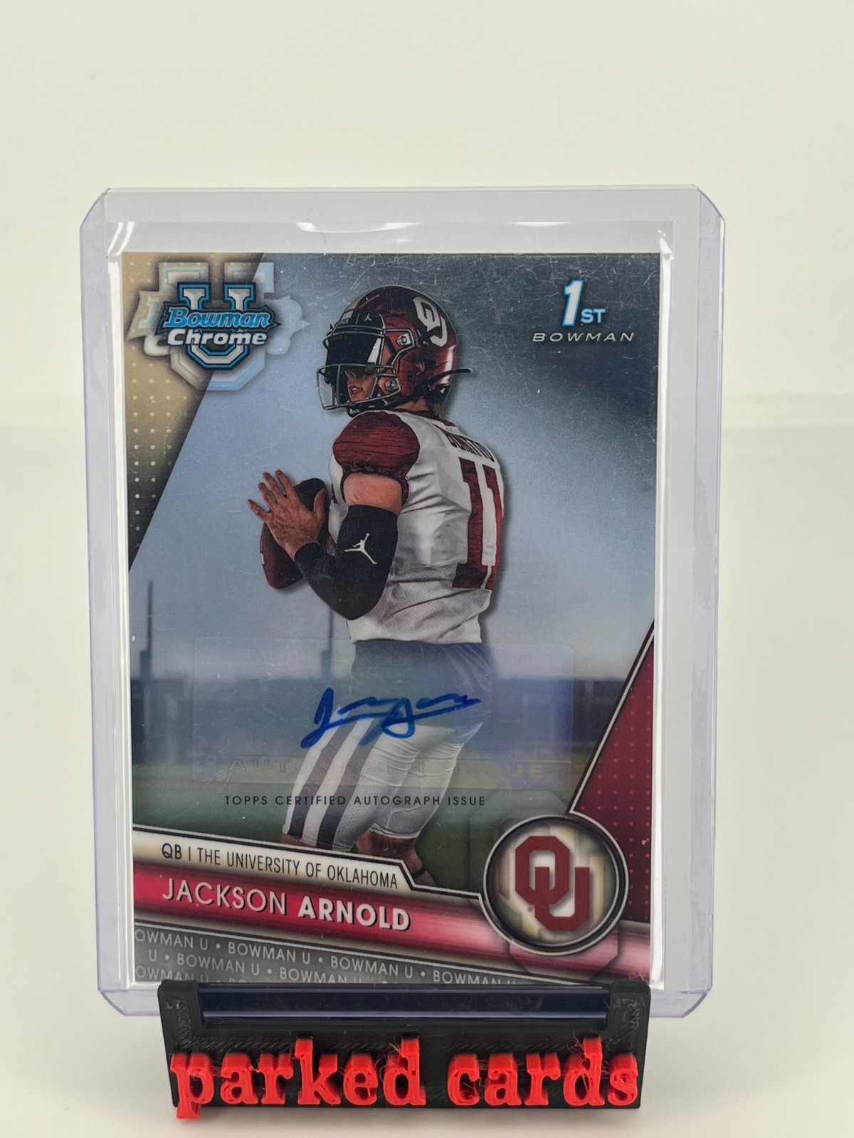2023 Bowman U Chrome Chrome Prospect Auto Jackson Arnold #102 Auto
