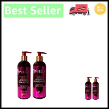 Luxury Mielle Pomegranate & Honey Shampoo & Conditioner - Perfect for Curly Hair