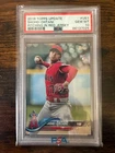 2018 TOPPS UPDATE SHOHEI OHTANI #US1 PITCHING RED JERSEY ROOKIE GEM MINT PSA 10