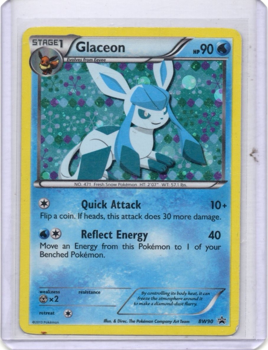 Pokemon Card - Glaceon - BW90 - Black & White Promo - 2013