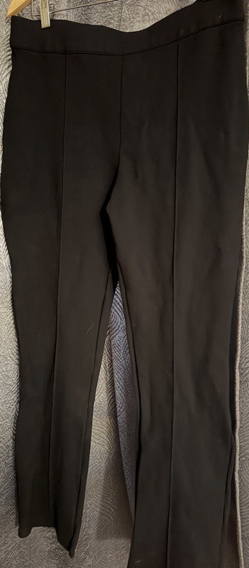 Yummie Women’s Black Solid Ankle Leggings, Regular Size XL/TG
