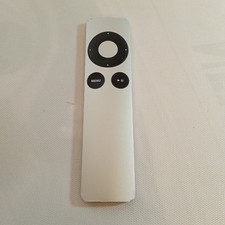 Genuine Apple TV Remote Control A1294 2nd 3rd Generation Silver Battery Included