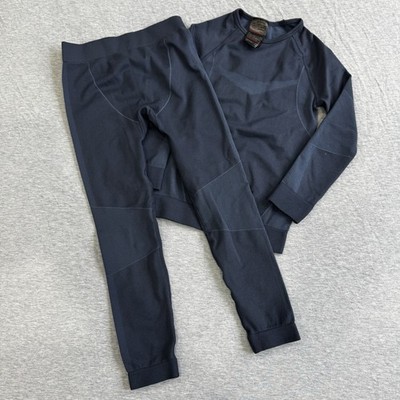 Lupilu Kids  Seamless Winter Activewear Base Layer 2 Piece Set Shirt Leggins 4-6