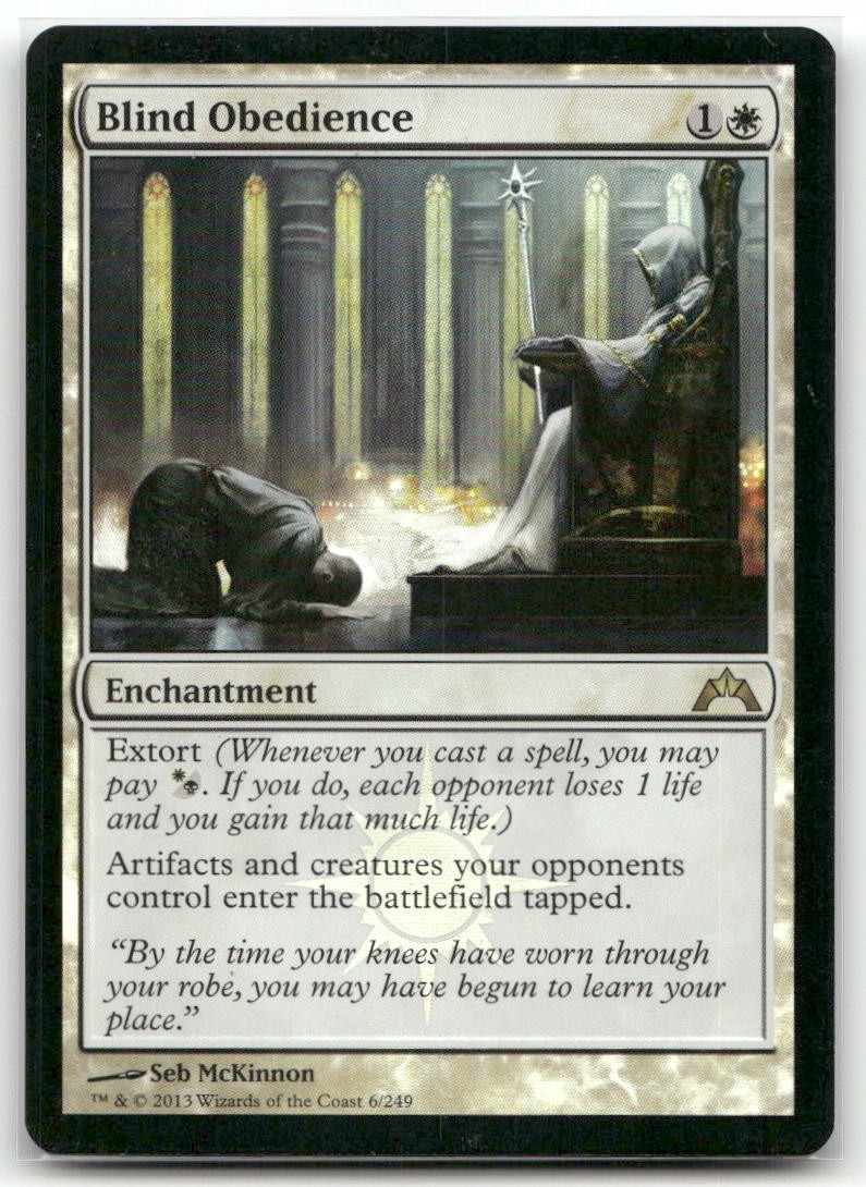 Blind Obedience #6 (Foil) (MP) Gatecrash GTC Magic MTG