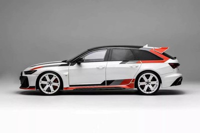 MH 1/18 Audi RS 6 RS6 Avant GT Limited 149 Resin Diecast Model Car Akona White
