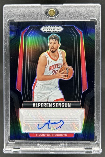 2024-25 Prizm Black Alperen Sengun Signatures Nebula FOTL Prizm Auto #1/1