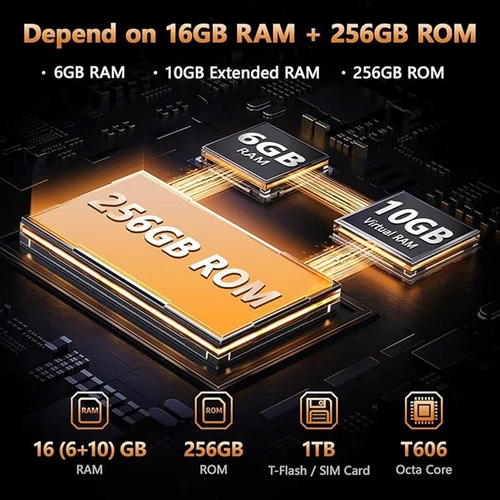 Smartphone DOOGEE S41 Max 16GB RAM 256GB ROM Android 13 Pantalla de 5.5" NUEVO - Imagen 3 de 6