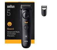 Braun Beard Trimmer Series 5, BT5500, +2 Styling Tools - Black