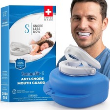 Somnofit-S Anti-Snore Mouth Guard by SnoreLessNow  Made in Switzerland  FDA Cl
