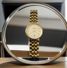 Orologio Uomo Svizzero Tissot 1853 Quarzo T983 Data G/Tone VGC GWO - Bracciale Originale