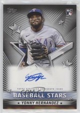 2022 Topps Series 1 Baseball Stars Black /199 Yonny Hernandez #BSA-YHE Auto 0c6