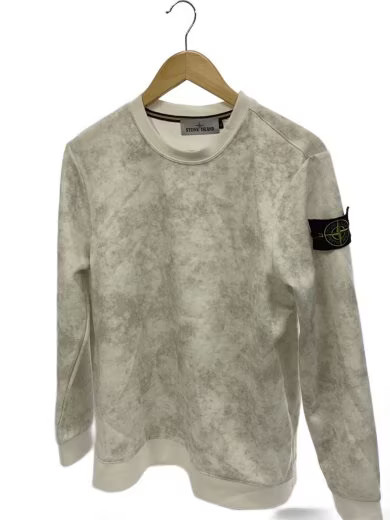 STONE ISLAND/Logo Patch/Garment Dyed/Sweatshirt/L/White