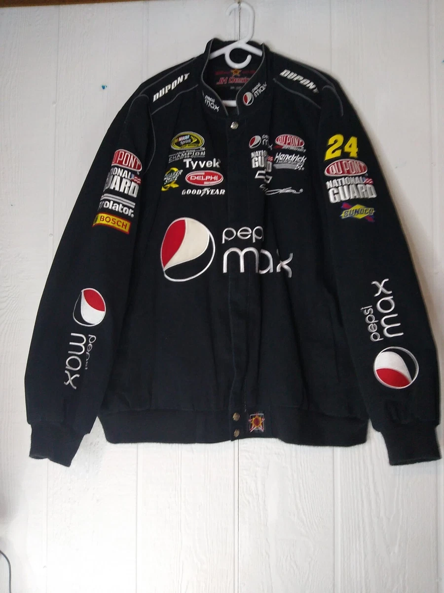 JH Design Pepsi Max Jeff Gordon Black Jacket Men's 3XL Dupont NASCAR #24 |  eBay