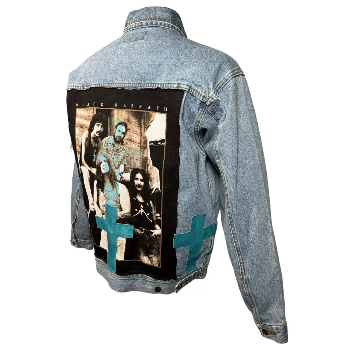 Black sabbath jean jacket cheap