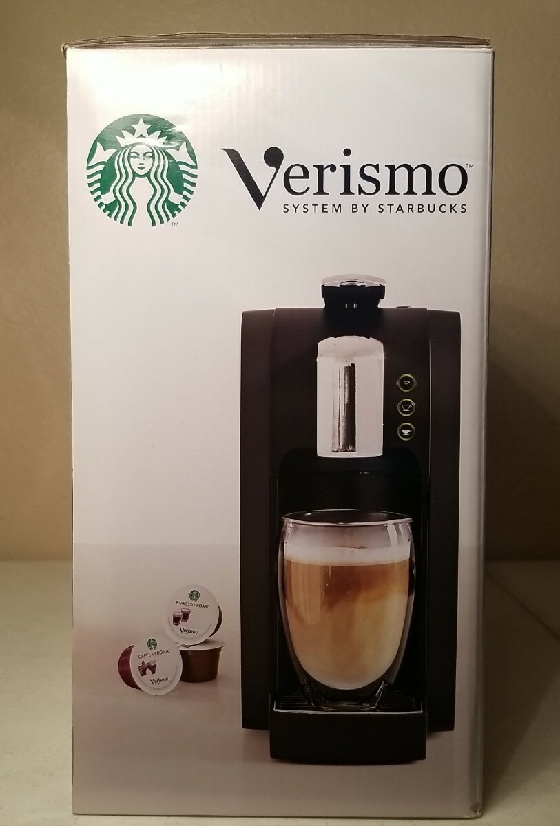 New Verismo System K-FEE 580 Silver & Black Espresso Coffee