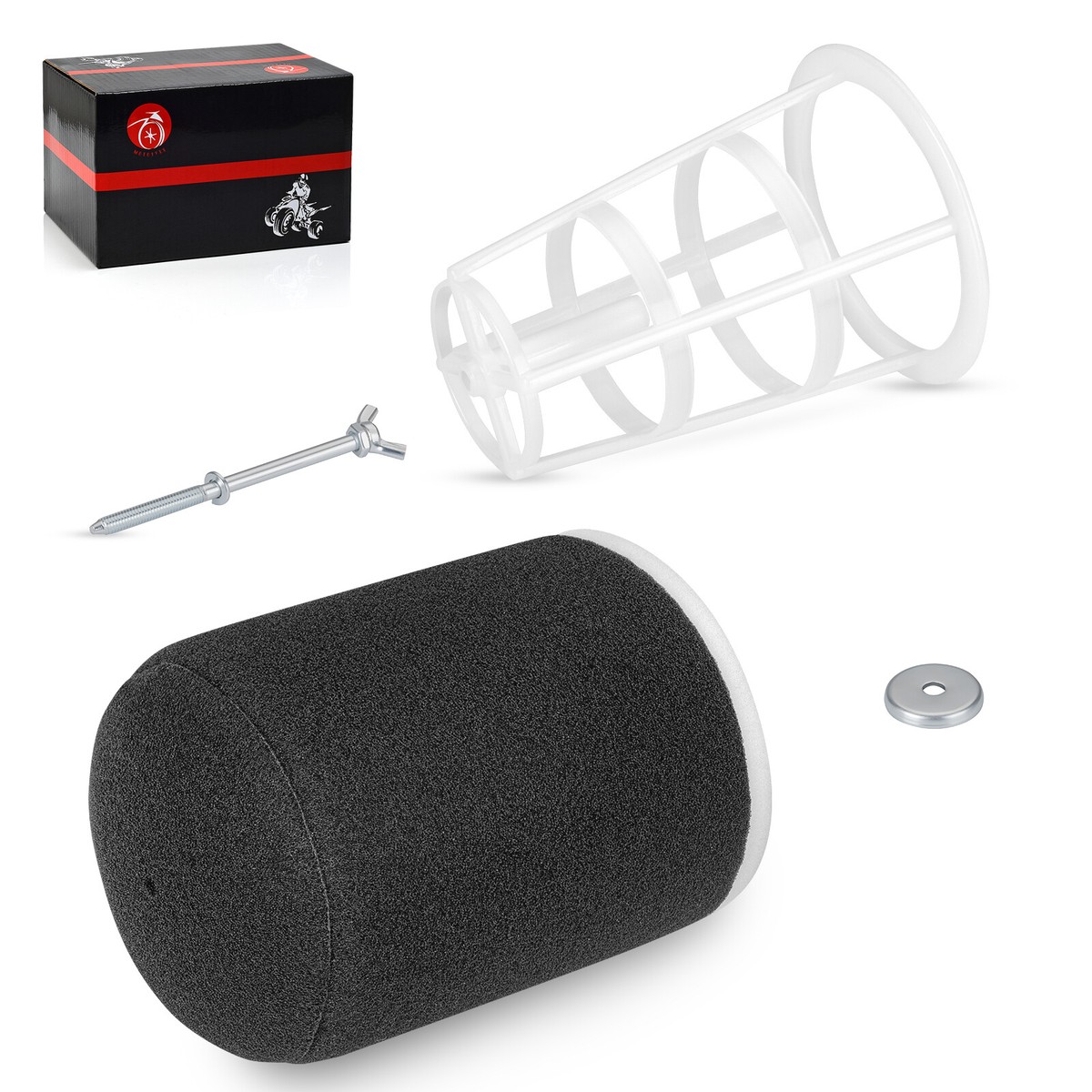 Air Filter Cleaner & Cage Guide Bolt Kit For Yamaha YFZ450R