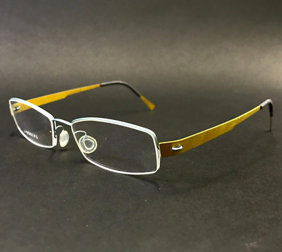 Lindberg Eyeglasses Frames 3015 COL.35 Yellow Silver Rimless Titanium 45-15-125