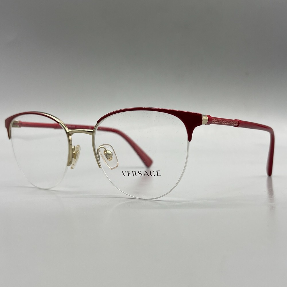 Versace VE 1247 1408 52-17-140 mm Women's Cat Eye RED Eyeglasses !NO CASE!