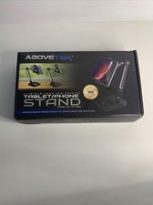 Abovetek Tablet Stand Smartphone Holder Desktop Rotating Clamp Mount