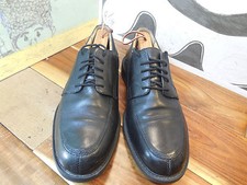 Croft  Barrow Core Technology Black Leather Oxfords Men's 8.5M "Carlton"