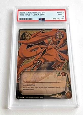 Nine-Tailed Fox Spirit PSA 9 Mint N153 Super Rare Naruto CCG S4 2007 POP2