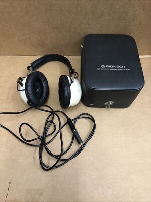 Pioneer SE-20A ステレオヘッドホン　美品 VINTAGE 1970'S PIONEER SE-20A 8 OHM STEREO WHITE HEADPHONES