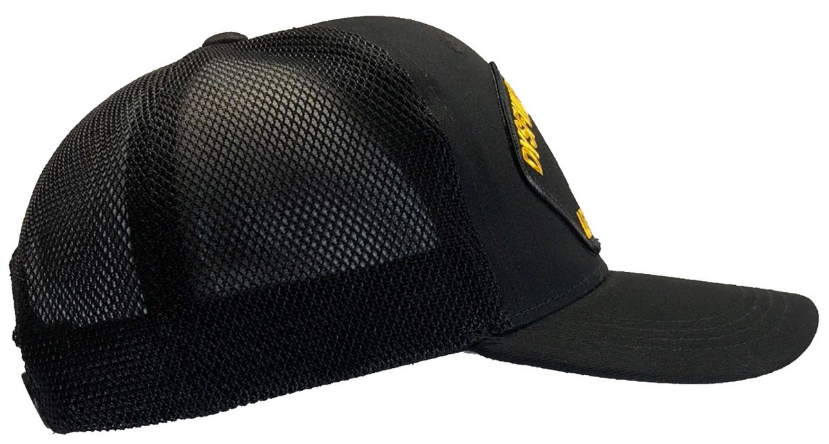 DYSFUNCTIONAL VETERAN HAT Black Ball Cap MESH BACK Trucker “THE