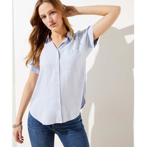 loft short sleeve blouse