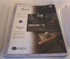 Creative Memories 12 x 15 Black Scrapbook Pages See Photos