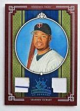 1/1 Shannon Stewart 2005 Diamond Kings Dual Jersey #360 Minnesota Twins 1 of 1