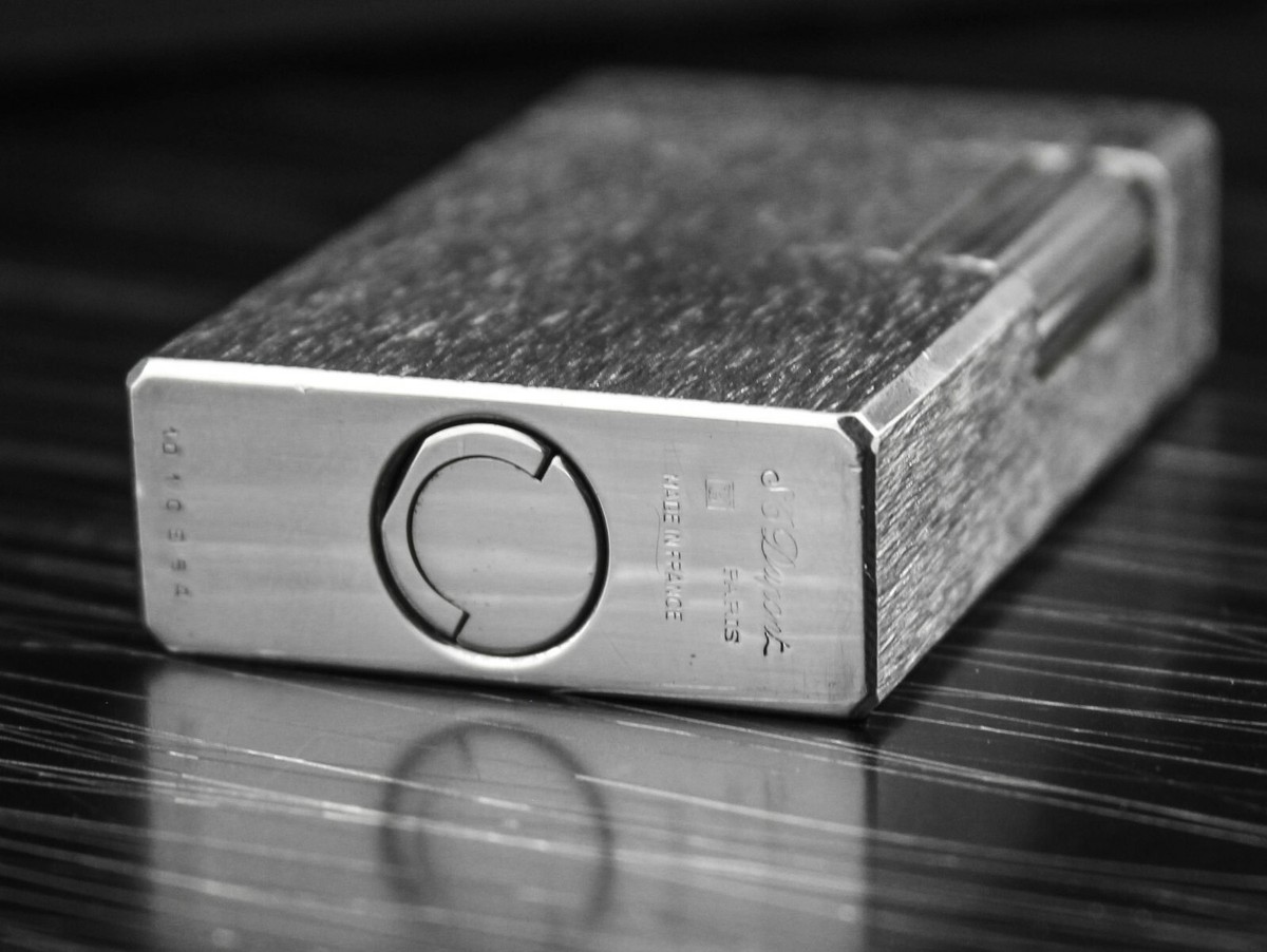 S.T. Dupont Ligne 1 Grand Brushed Silver Plated Lighter