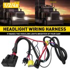 <!--F#f_0-->4x Car Halogen Headlight Bulb Light Relay Wiring Harness Socket Plug Wire Kit H4<!--F/-->
