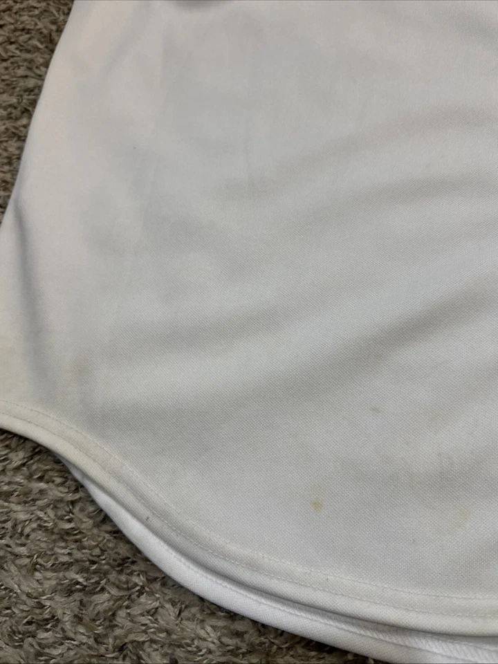 Houston Astros Autographed Signed Evan Gattis Majestic Home White Jersey 2XL - Image 3 of 4