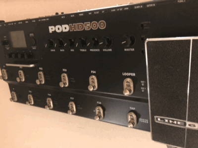 Line6 POD HD500 Multi-Effects Amp Modeler From Japan Tested