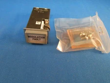 1152-41 MASTER SPECIALTIES LIGHT IND.  RED W/ BLK LEGEND 2 BULB T-1 3/4 NOS